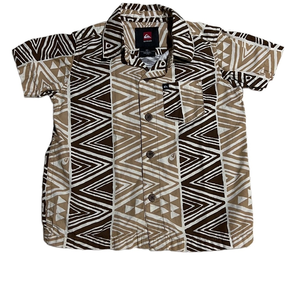 Quicksilver Button down Boys Aloha Shirt Toddler 24M